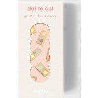 Suck UK Dot to Dot - Colourful Wooden Domino Game in Beige