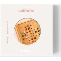 Suck UK Colour Solitaire Board - Relaxing Wooden Brain Game in Beige