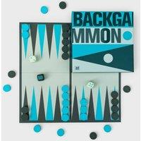 Suck UK Classic Backgammon Board Game Set with Wooden Pieces