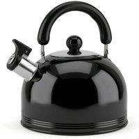 Tanness 3L Camping Kettle, Whistling Spout for Outdoor & Stovetop Use, Black