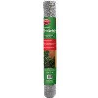 Ambassador Galvanised Wire Garden Netting in Silver