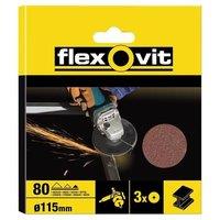 Flexovit Aluminium Oxide Fibre Discs 115mm