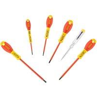 Stanley Fatmax Vde Insulated Screwdriver Set, 6 Piece