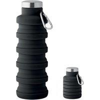 MidOcean Kolapsi Collapsible 500ml Water Bottle in Black