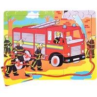 Bigjigs Toys Tray Puzzle Fire Engine