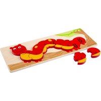 Bigjigs Toys Wooden Educational Caterpillar Number Puzzle