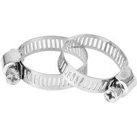 Nordara 101x Assorted Stainless Steel Hose Clamp Kit Jubilee Clips Set UK in Silver