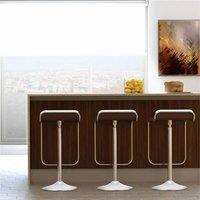 Nordara Heavy Duty Bar Stool Base Mount Plate for Dining Chairs in Silver