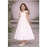 Lilly + Bo Girl's Kiera in Ivory White Party or Flower Girl Dress | Size: 2 Years