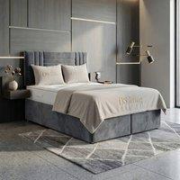 DS Living Orion Silver Ottoman Bed | Size: Double
