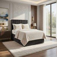DS Living Aria Grey Ottoman Bed | Size: Single