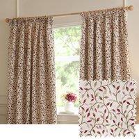 Voyage Maison Cervino Jacquard Pencil Pleat Curtain Pair in Purple | Size: 117 cm width x 183 cm drop