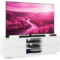 Centurion Supports AVITUS TV Cabinet for up to 65 Flat Screen TVs Entertainment TV Unit in White