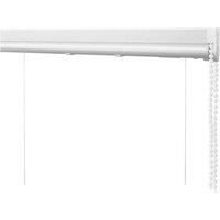 New Edge Blinds Deluxe PVC Cassette Roman Blind Kit with White Chain (250cm Drop) | Size: 100 cm