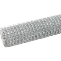 Berkfield Home Chicken Wire Fence Galvanised Steel 10x1.5 m Silver