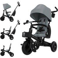 Kinderkraft AVEO 2 Plus Tricycle Stroller with Parent Handle 9 Months to 5 Years in Grey