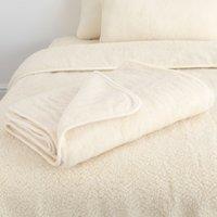 Native Natural Merino Wool Blanket - 130x170 Natural | Size: Double
