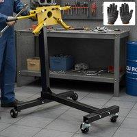 Ventryn 450kg Engine Support Stand, Heavy Duty Swivel Gearbox in Black