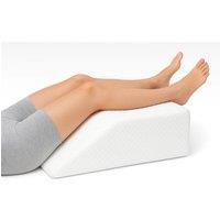 Nordara Leg Elevation Memory Foam Wedge Pillow for Leg/Knee/Hip/Back Pain in White