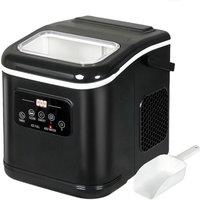 Nordara Spector 12Kg Countertop Ice Maker - 2 Sizes & Self-Cleaning in Black