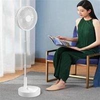Nordara Portable Rechargeable Telescopic Folding Cordless Fan in White