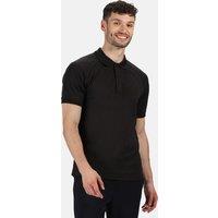 Regatta Men's Coolweave Wicking Polo in Black | Size: Small