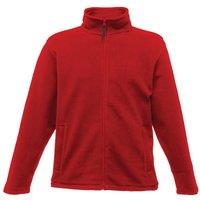 Regatta Professional Men's Plain Micro Fleece Full Zip Jacket (Layer Lite) in Red | Size: 2XL