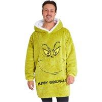 The Grinch Men's Oversized Hoodie in Lime