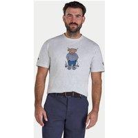 Raging Bull Men's Farmer Bull T-Shirt in Natural White | Size: Small