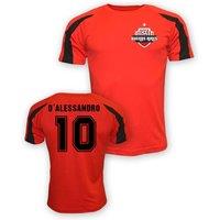 River Plate Men's Mens Andres D'Alessandro Sports Training Jersey in Red | Size: Medium