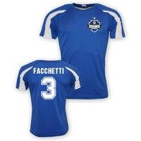 Inter Milan Men's Mens Giacinto Facchetti Sports Training Jersey in Blue | Size: Large