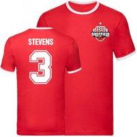 Sheffield United FC Men's Mens Enda Stevens Ringer Tee in Red | Size: Large