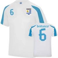 Uruguay Men's Mens Sports Training Jersey - Bentancur 6 in White | Size: Small