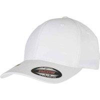 Flexfit Men's Polyester Baseball Cap in White | Size: Large/XL