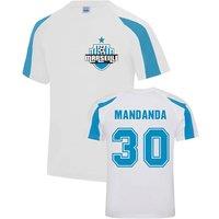 Marseille Men's Mens Steve Mandanda Sports Training Jersey in White | Size: Medium