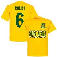 South Africa Men's Rugby Team Kolisi 6 T-Shirt in Yellow | Size: Medium