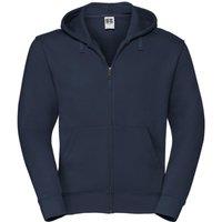 Russell Men's Authentic Full Zip Hooded Sweatshirt Hoodie in Navy | Size: 5XL