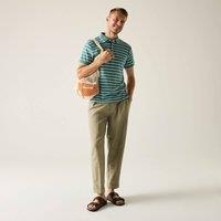 Regatta Men's Tiver Striped Polo in Mint | Size: 2XL