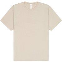 Bella + Canvas Men's Heavyweight Short-Sleeved T-Shirt in Light Beige | Size: 2XL
