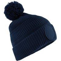 Beechfield Men's Patch Beanie in Navy