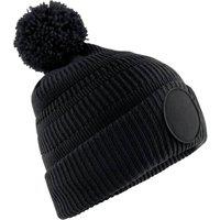 Beechfield Men's Patch Beanie in Black