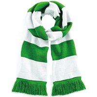 Beechfield Women's Varsity Winter Scarf (Double Layer Knit) in Pale Green