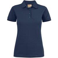 Printer Women's Stretch Polo Shirt in Dark Navy | Size: Large