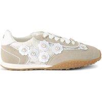 KG Kurt Geiger Women's 'Lavender Flower' Trainers in Light Beige | Size: 6