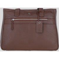 Ashwood Leather Women's 'London' Real Leather Shoulder Bag in Light Brown