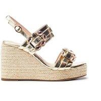 Moda In Pelle Women's 'Moyra' Porvair Wedges in Gold | Size: 6