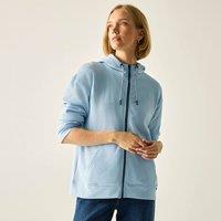 Regatta Women's Bayletta Full Zip Brushed Hooded Fleece in Baby Blue | Size: 10