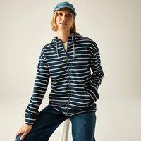 Regatta Women's Bayletta Full Zip Brushed Hooded Fleece in Navy | Size: 10