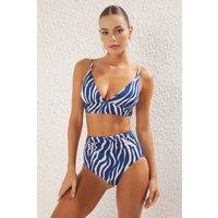 WOVCOR Women's High Waist Shaping Bikini Bottom | Size: 8