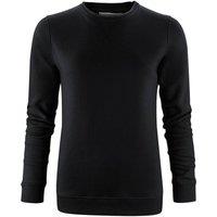 James Harvest Women's Alder Crew Neck Sweatshirt in Black | Size: Large